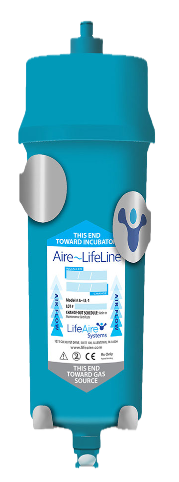 LifeAire Aire~LifeLine in-line gas filtration system